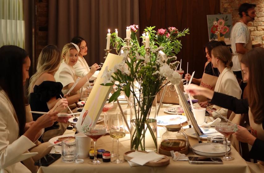 Арт-вечеринка со свечами и дегустацией вин от Painty