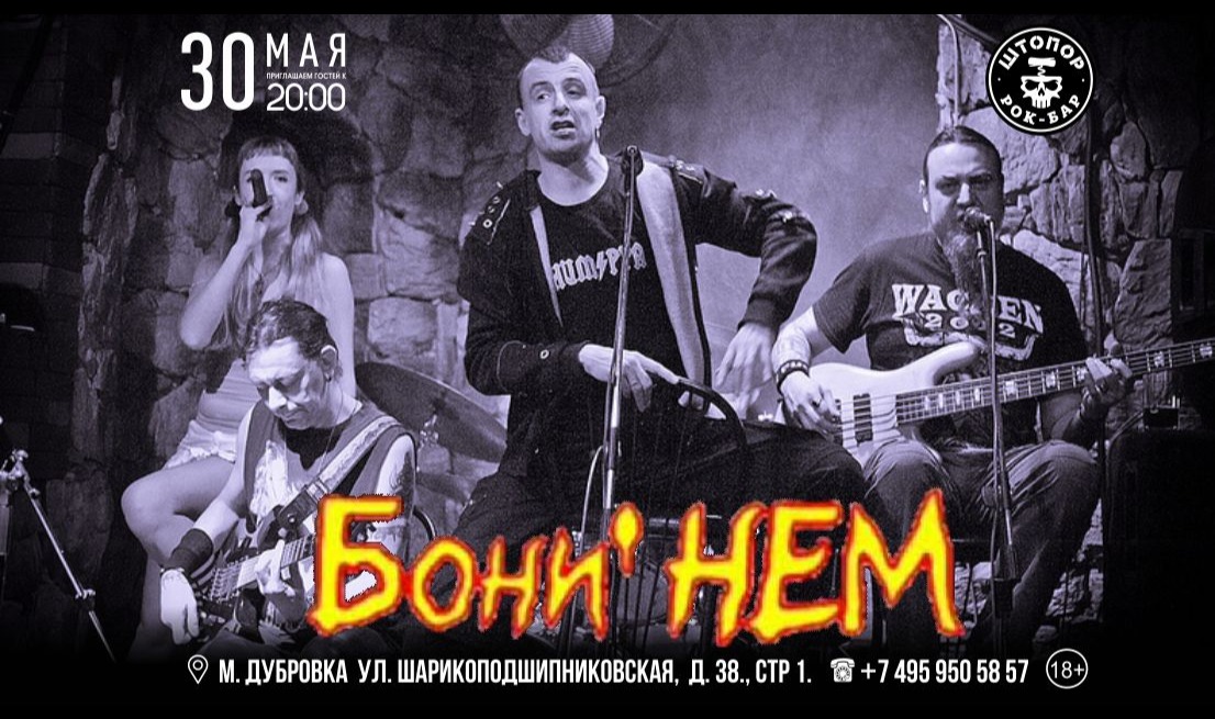 шоу-кавер-бэнд Бони НЕМ