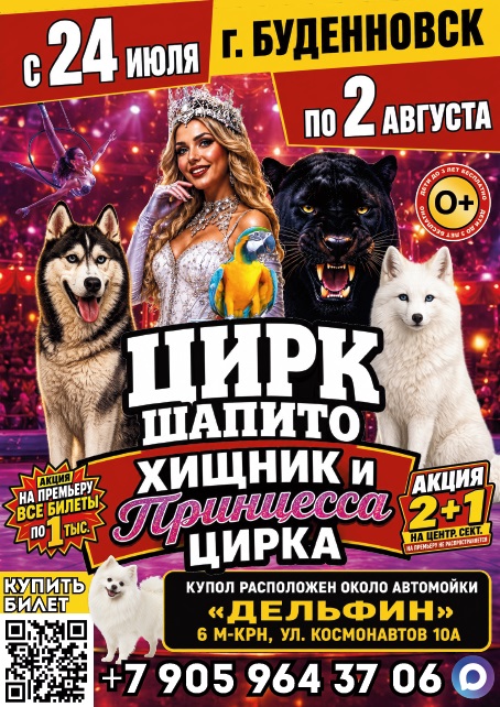 Цирк шапито Хищник и принцесса цирка
