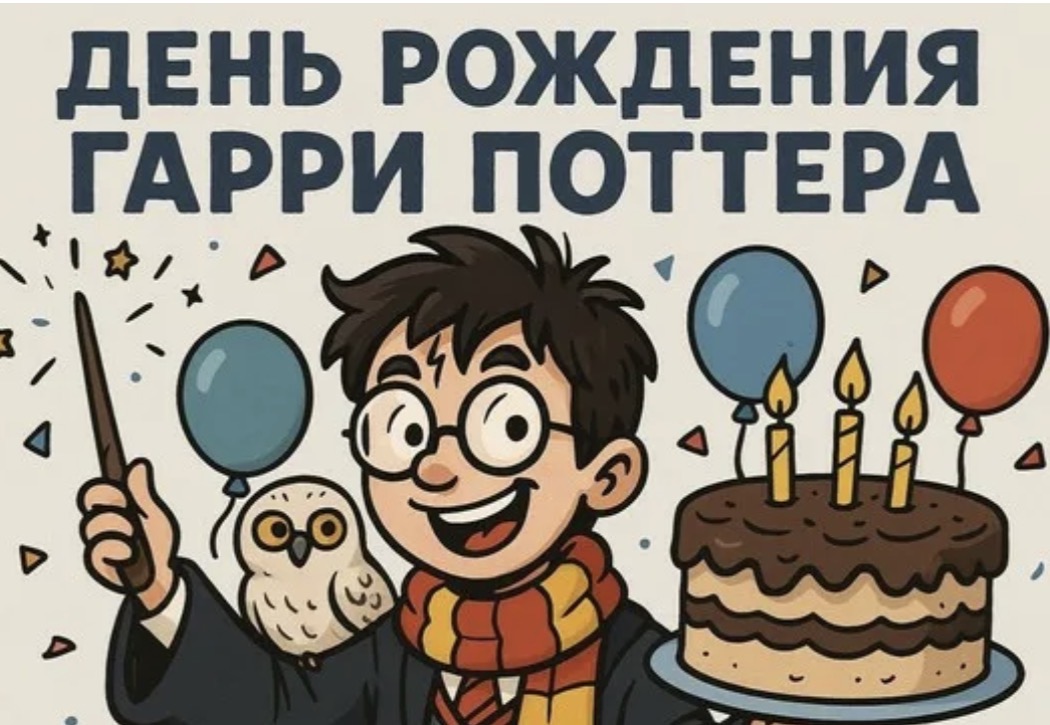 ДЕНЬ РОЖДЕНИЯ ГАРРИ ПОТТЕРА