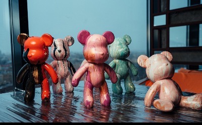 Арт-вечеринка Artvibes. Роспись Мишки Bearbrics
